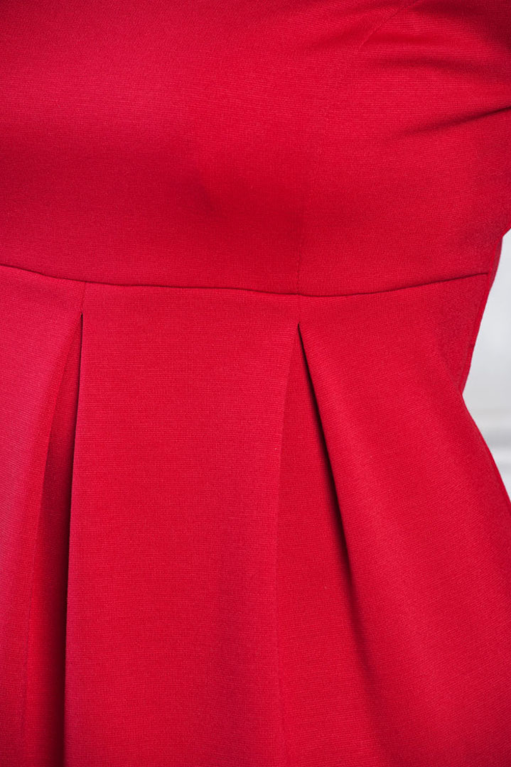 Фото товара 9439, платье с отрезным низом со складками